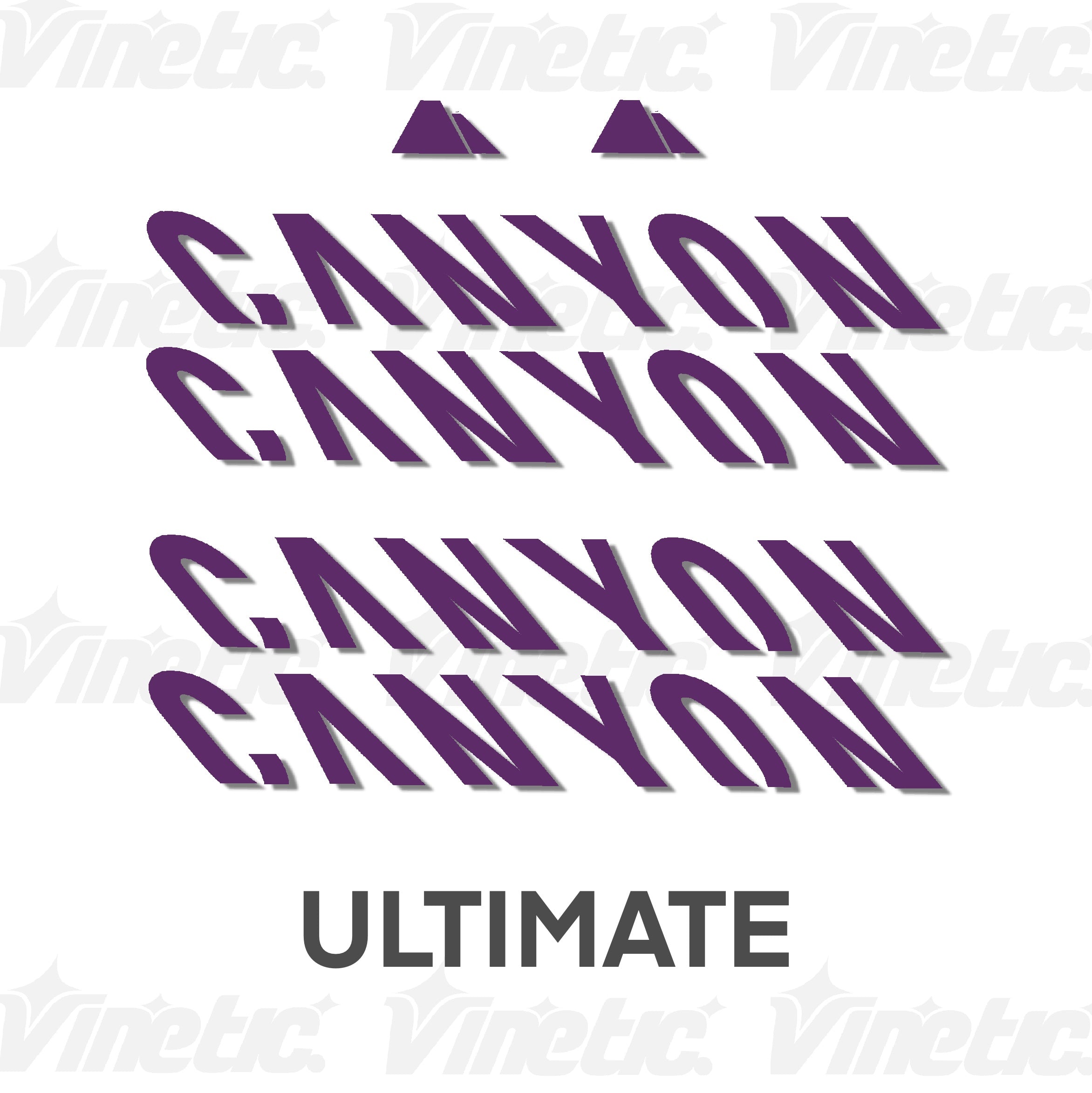 canyon lila rennrad AUFKLEBER CANYON Ultimate