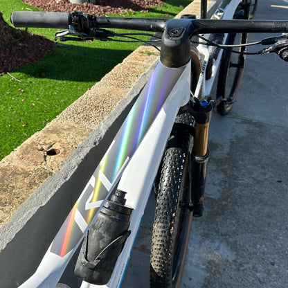 RC SPARK BACK - IRIDESCENT HOLOGRAPHIC SILVER