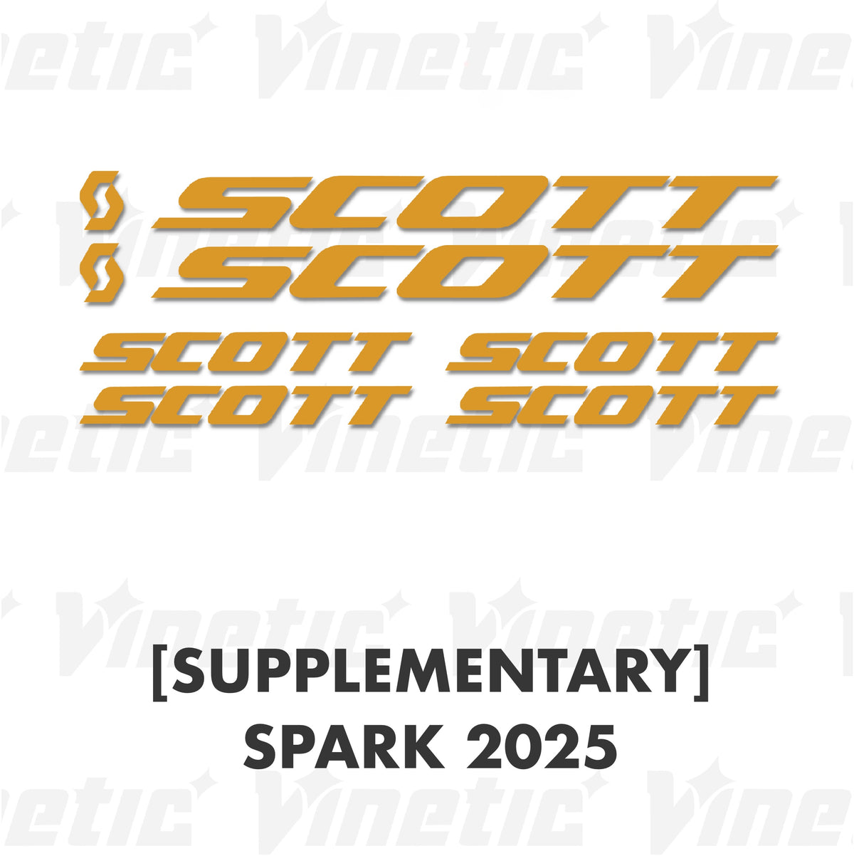 (ZUSATZDEKOR) Spark 2025 - OCKER
