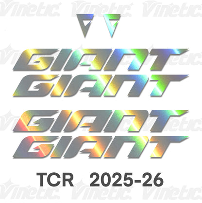 GIANT TCR - IRIDESCENT HOLOGRAPHIC SILVER