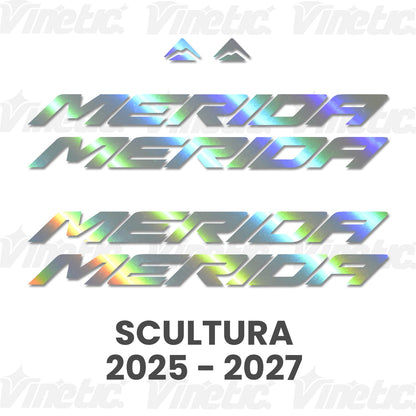 MERIDA SCULTURA V - PLATEADO IRIDISCENTE HOLOGRÁFICO