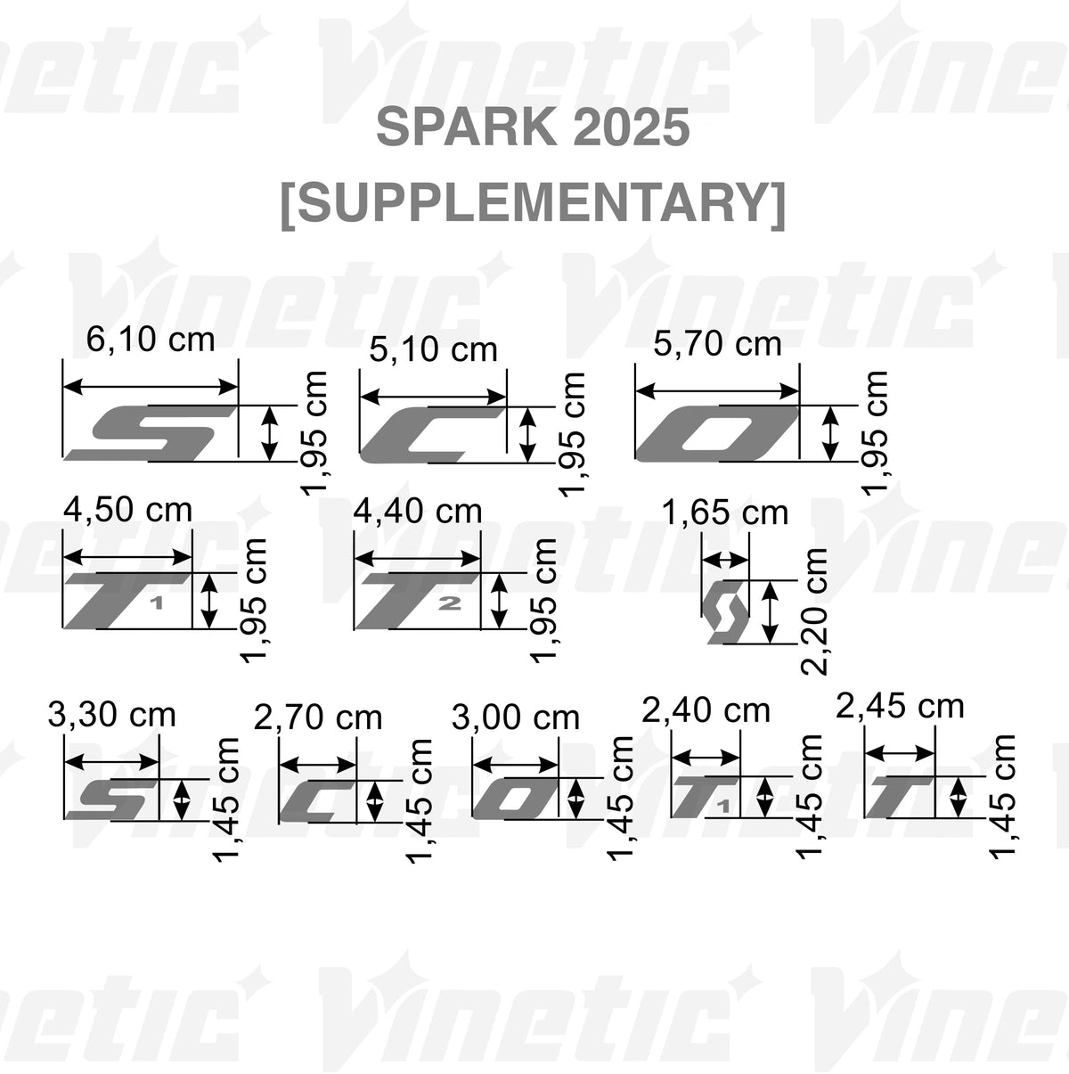 (ZUSATZDEKOR) Spark 2025 - SPIEGELROSA